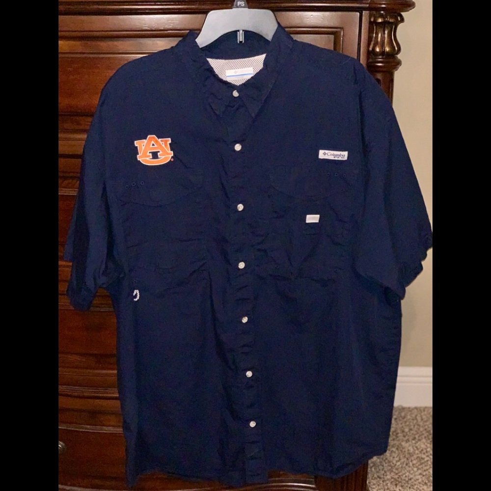 | Mens Short Sleeve by Columbia AUBURN Shirt |
